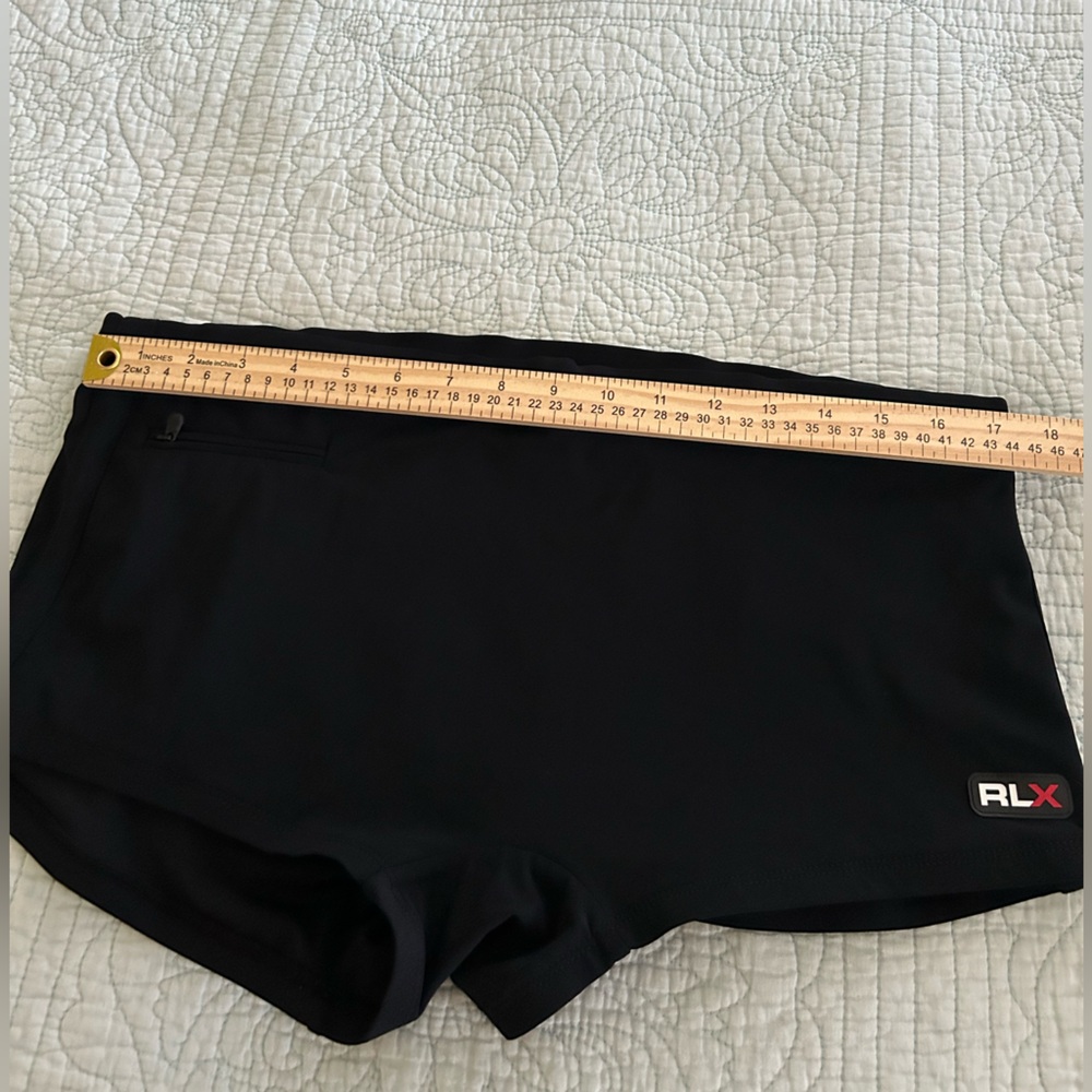 Polo Sport Ralph Lauren men’s vintage black swim trunks size XL.